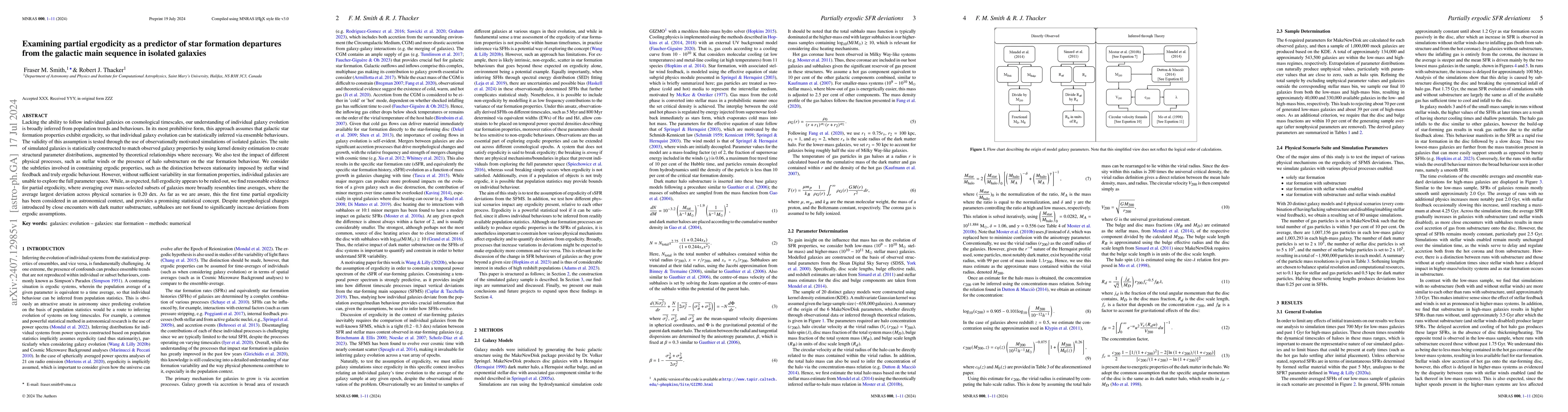 Thumbnail for Examining partial ergodicity as a predictor of star formation departures
  from the galactic main sequence in isolated galaxies