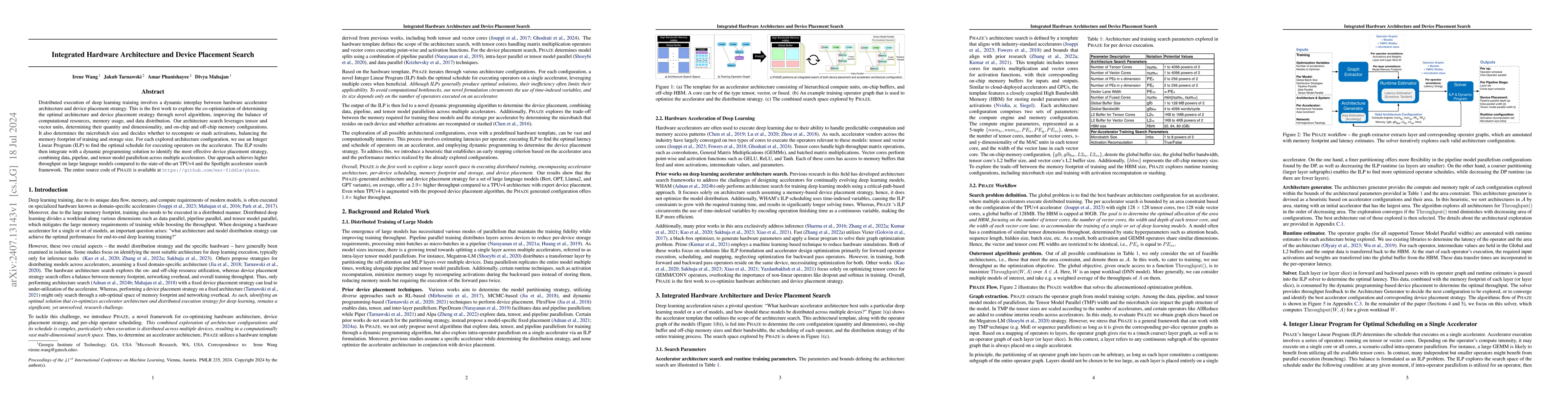 Thumbnail for Integrated Hardware Architecture and Device Placement Search