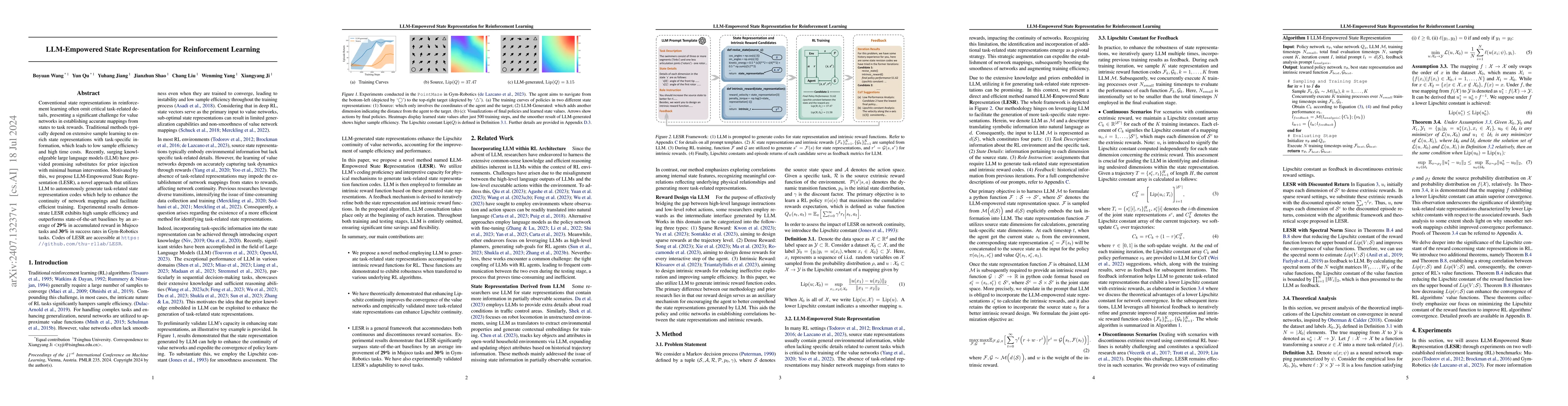 Thumbnail for LLM-Empowered State Representation for Reinforcement Learning