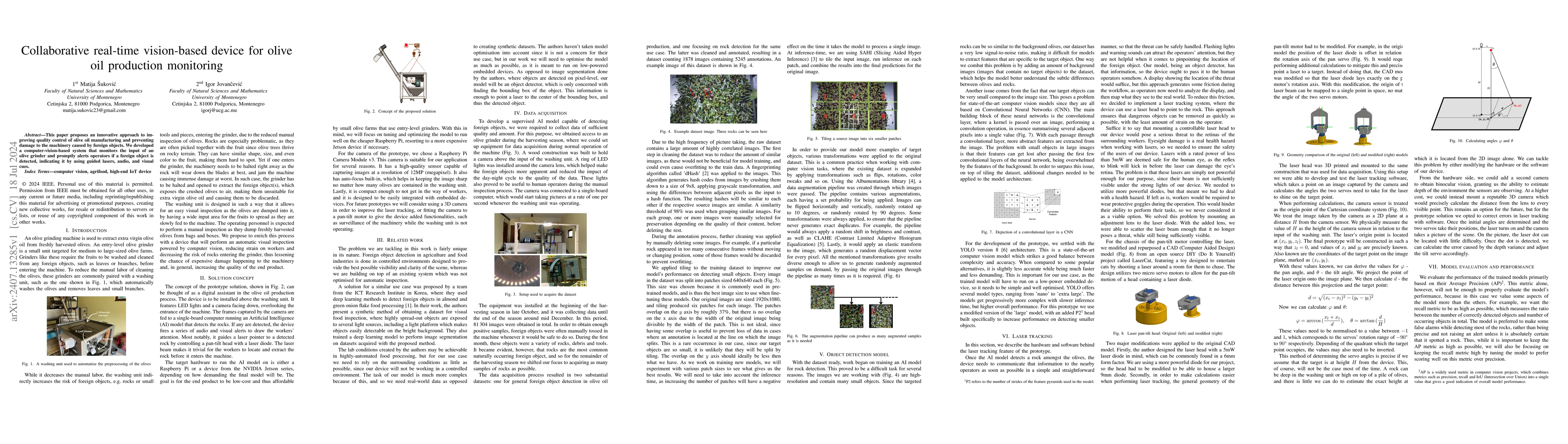 Thumbnail for Collaborative real-time vision-based device for olive oil production
  monitoring