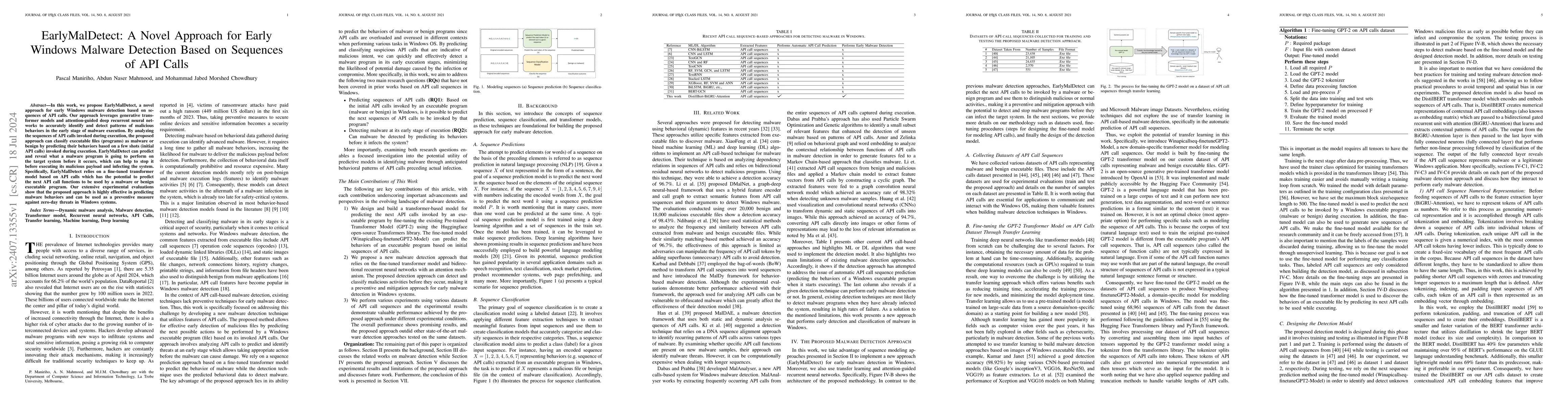 Thumbnail for EarlyMalDetect: A Novel Approach for Early Windows Malware Detection
  Based on Sequences of API Calls