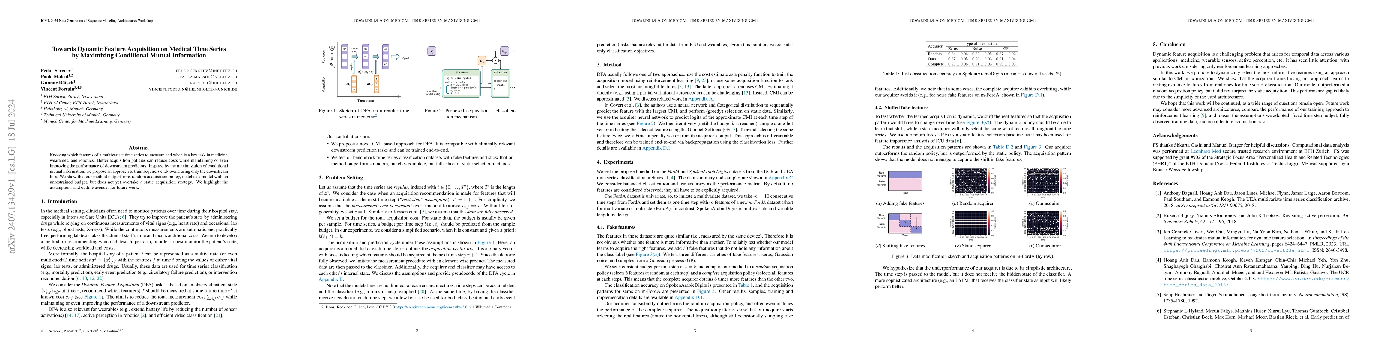 Thumbnail for Towards Dynamic Feature Acquisition on Medical Time Series by Maximizing
  Conditional Mutual Information