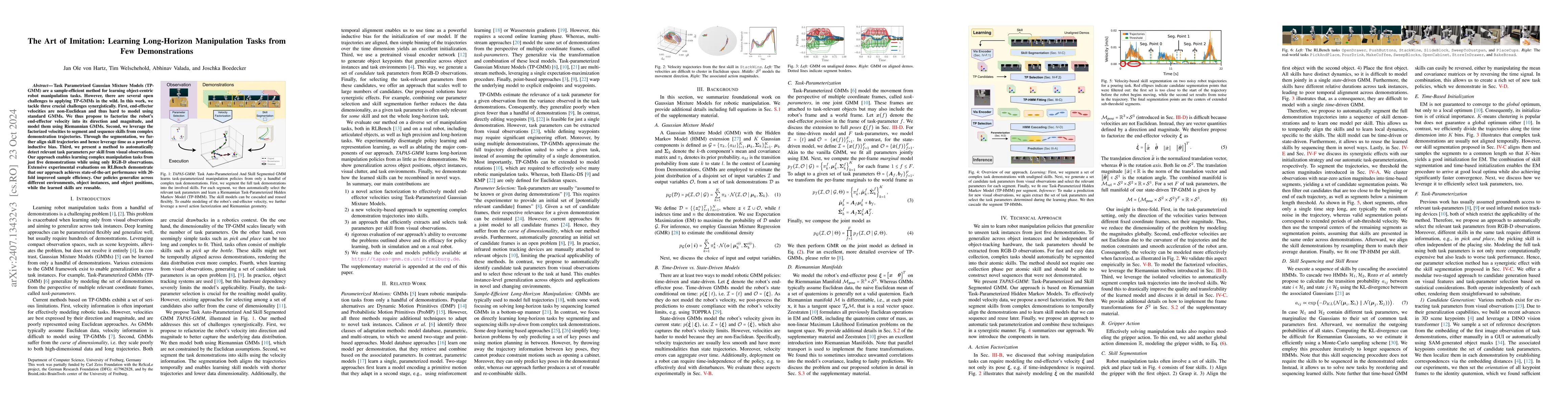 Thumbnail for The Art of Imitation: Learning Long-Horizon Manipulation Tasks from Few
  Demonstrations