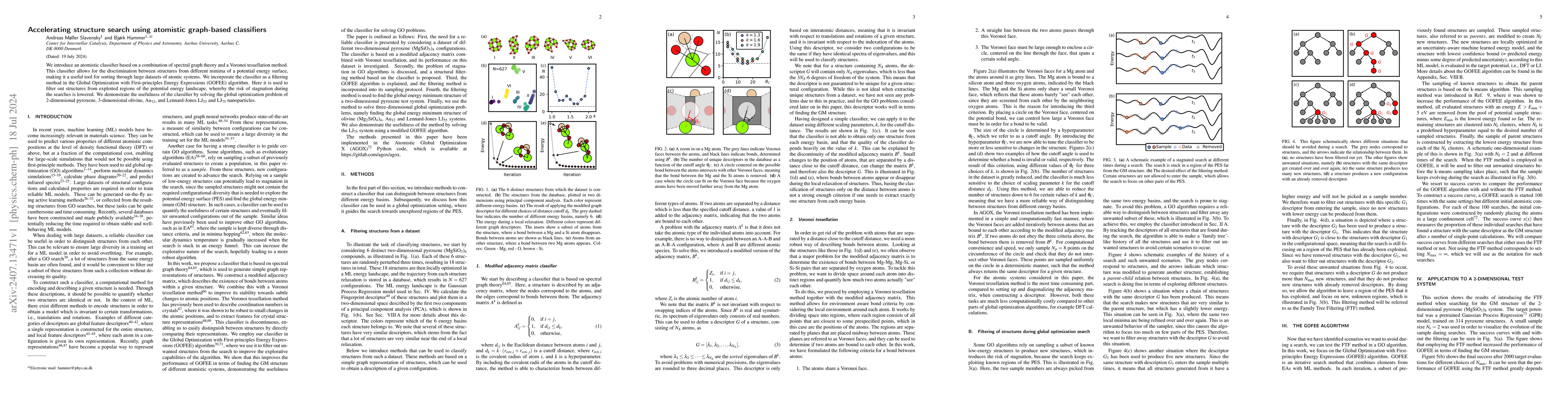 Thumbnail for Accelerating structure search using atomistic graph-based classifiers