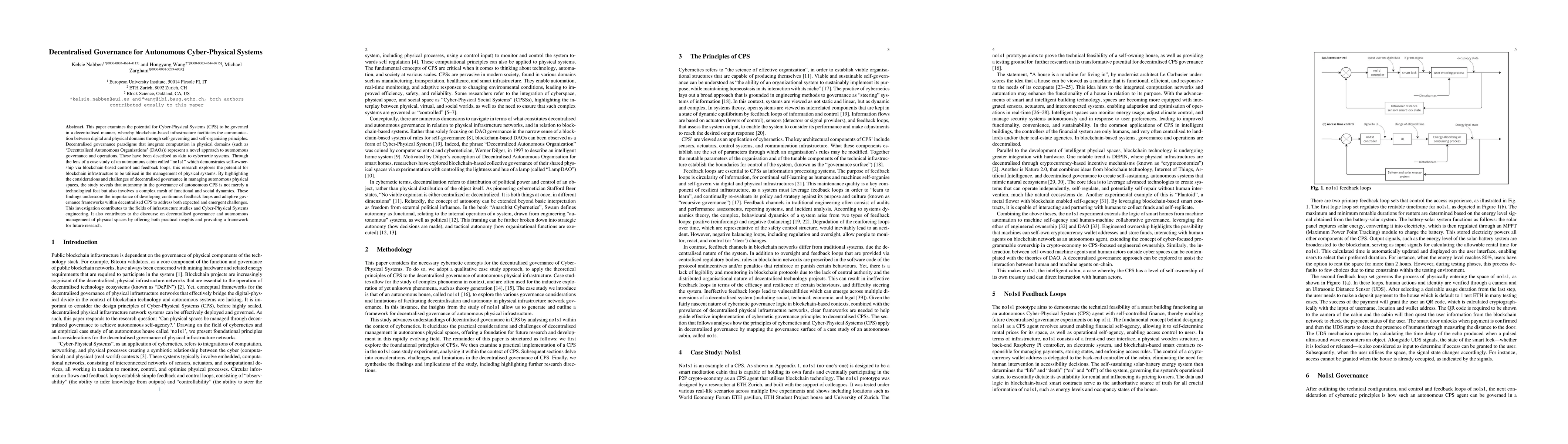 Thumbnail for Decentralised Governance for Autonomous Cyber-Physical Systems