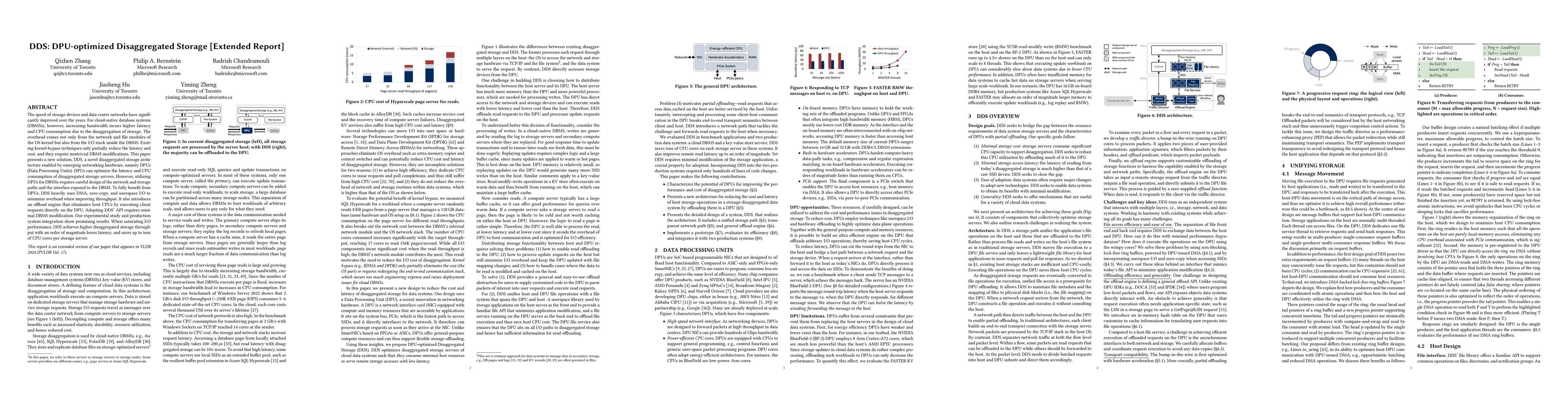 Thumbnail for DDS: DPU-optimized Disaggregated Storage [Extended Report]