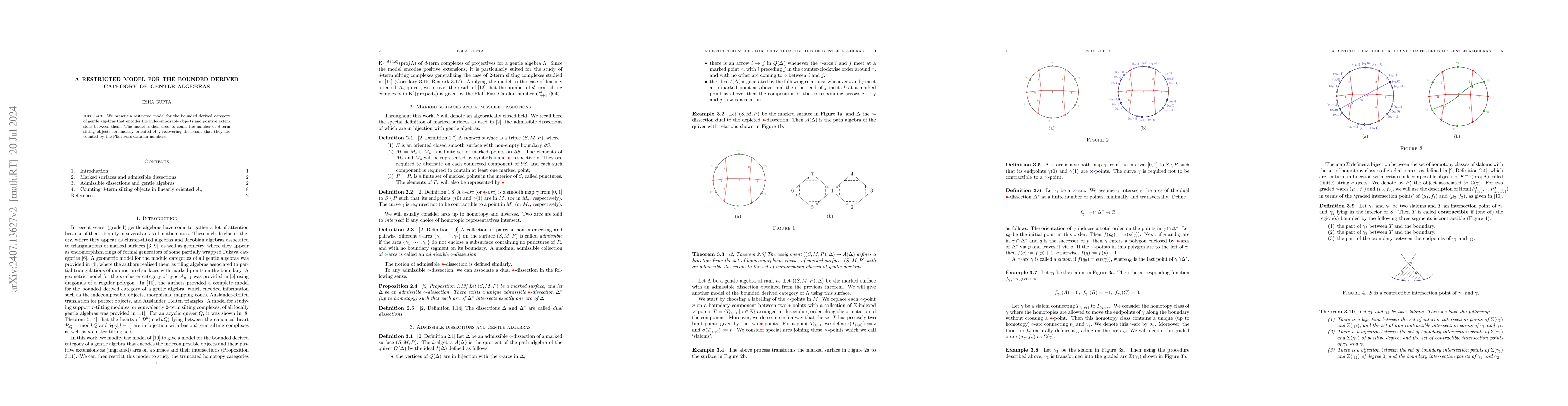 Thumbnail for A restricted model for the bounded derived category of gentle algebras