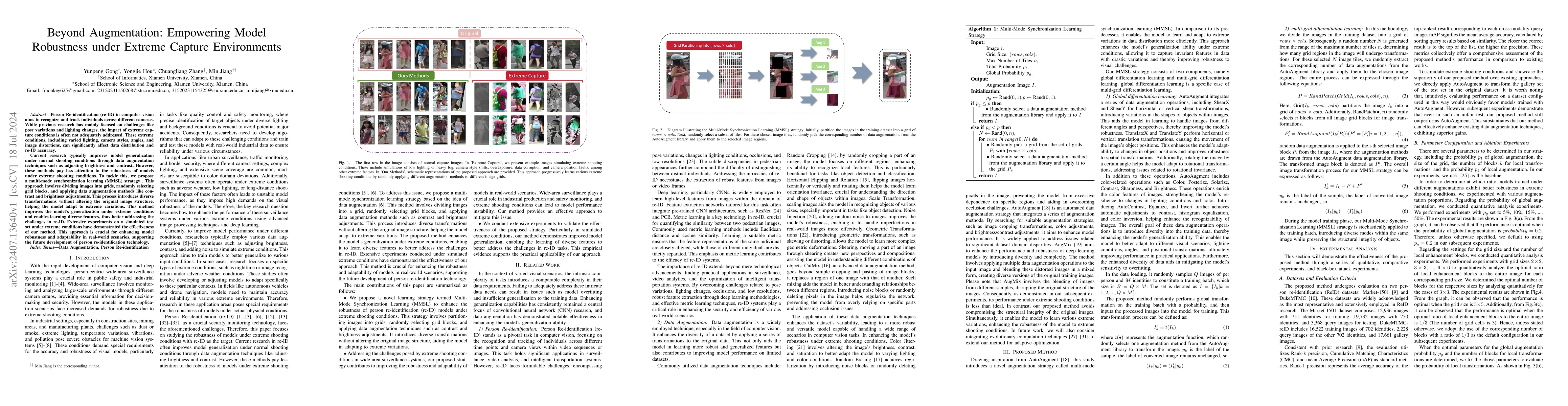 Thumbnail for Beyond Augmentation: Empowering Model Robustness under Extreme Capture
  Environments