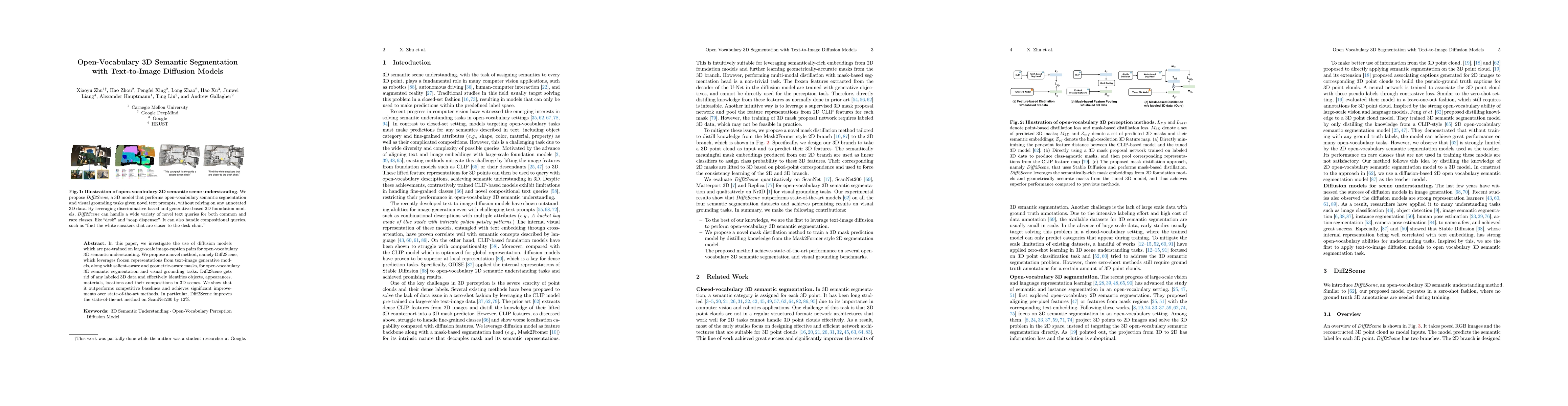 Thumbnail for Open-Vocabulary 3D Semantic Segmentation with Text-to-Image Diffusion
  Models