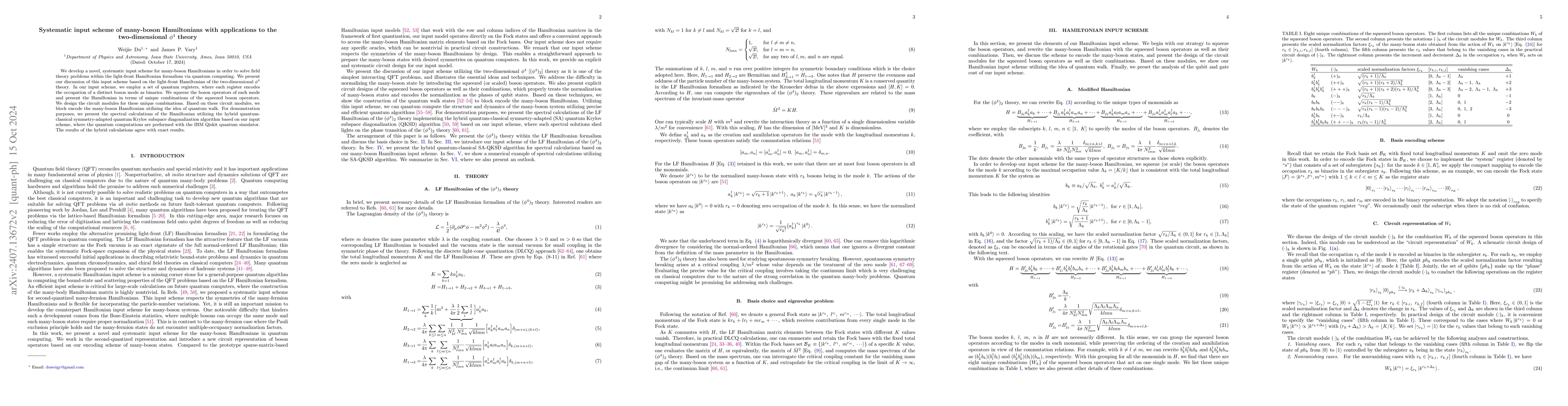 Thumbnail for Systematic input scheme of many-boson Hamiltonians with applications to
  the two-dimensional $φ^4$ theory