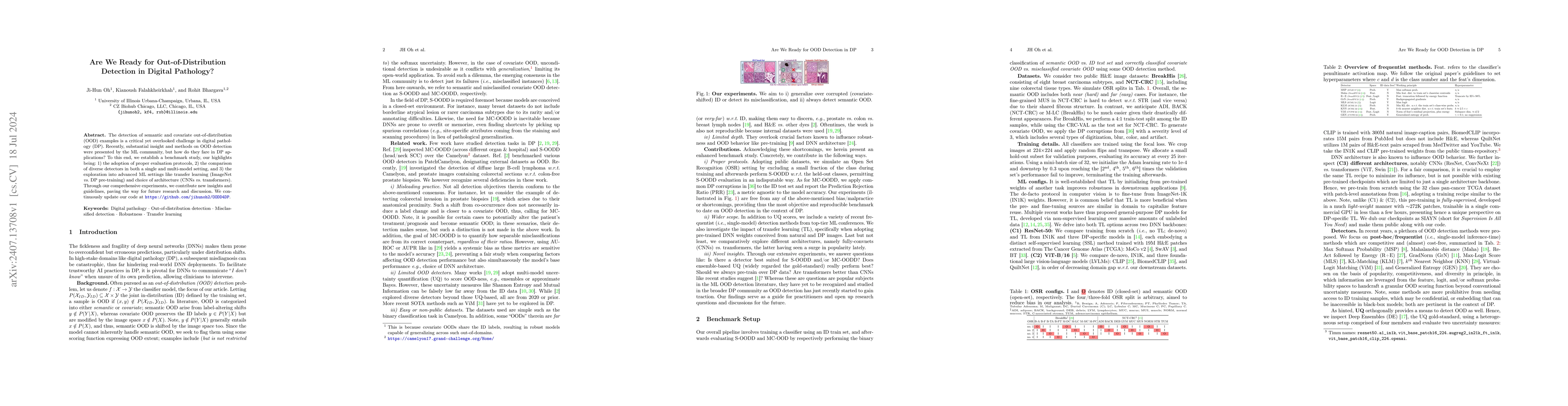 Thumbnail for Are We Ready for Out-of-Distribution Detection in Digital Pathology?