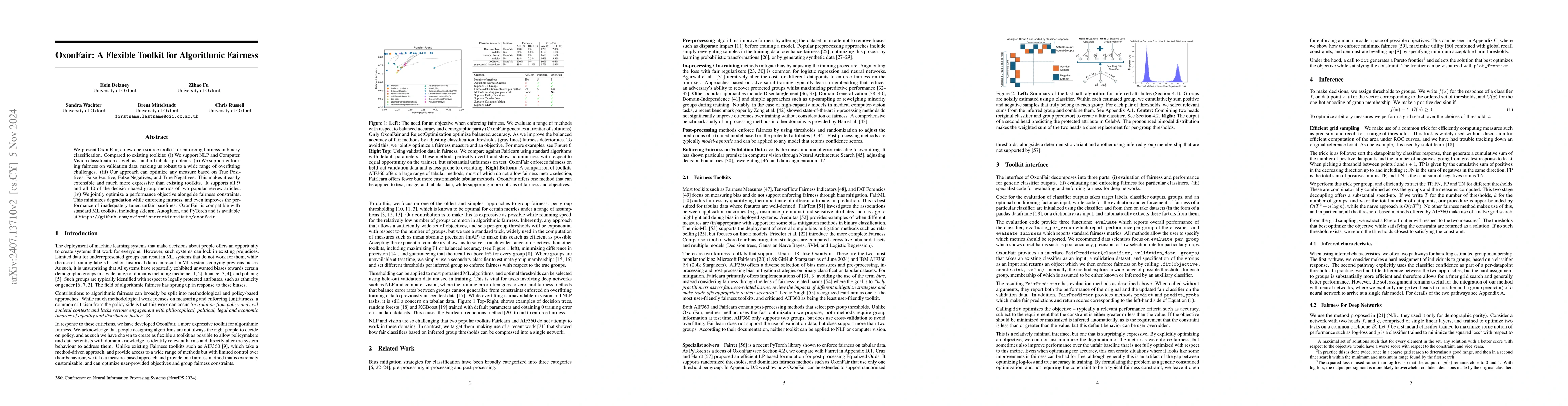 Thumbnail for OxonFair: A Flexible Toolkit for Algorithmic Fairness