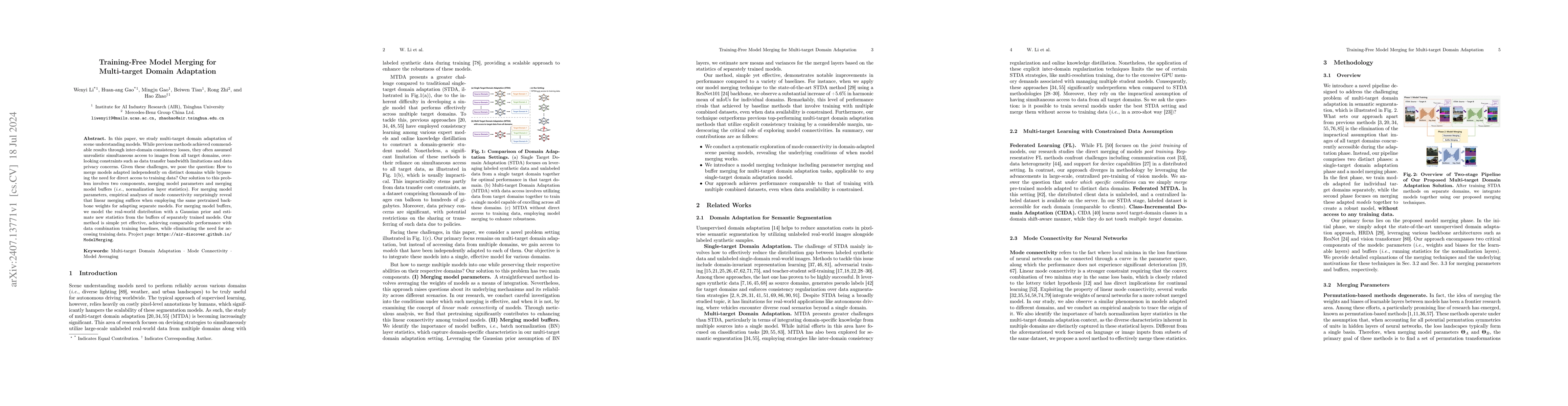 Thumbnail for Training-Free Model Merging for Multi-target Domain Adaptation