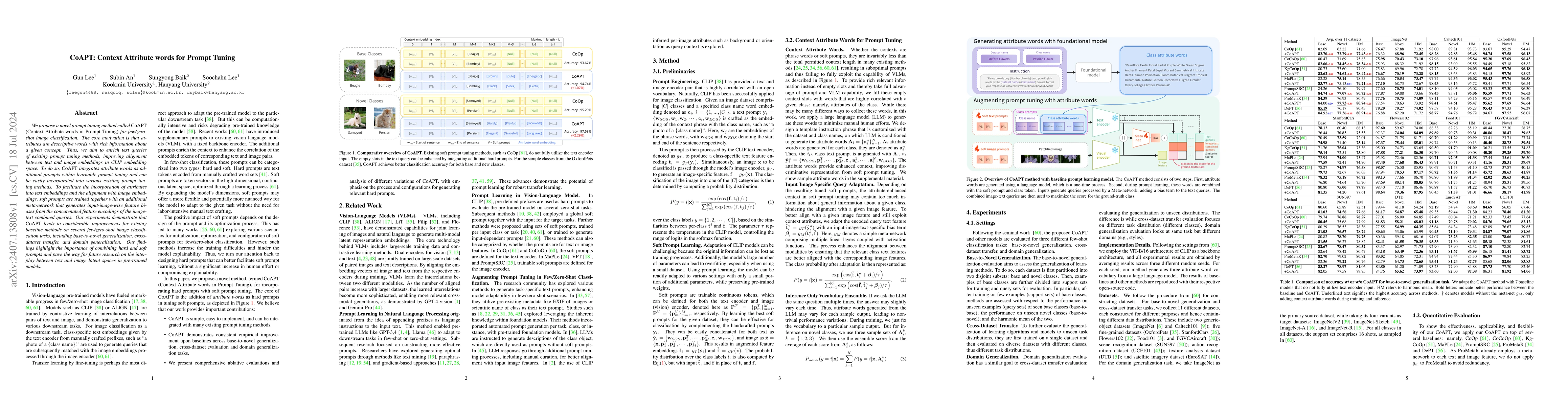 Thumbnail for CoAPT: Context Attribute words for Prompt Tuning