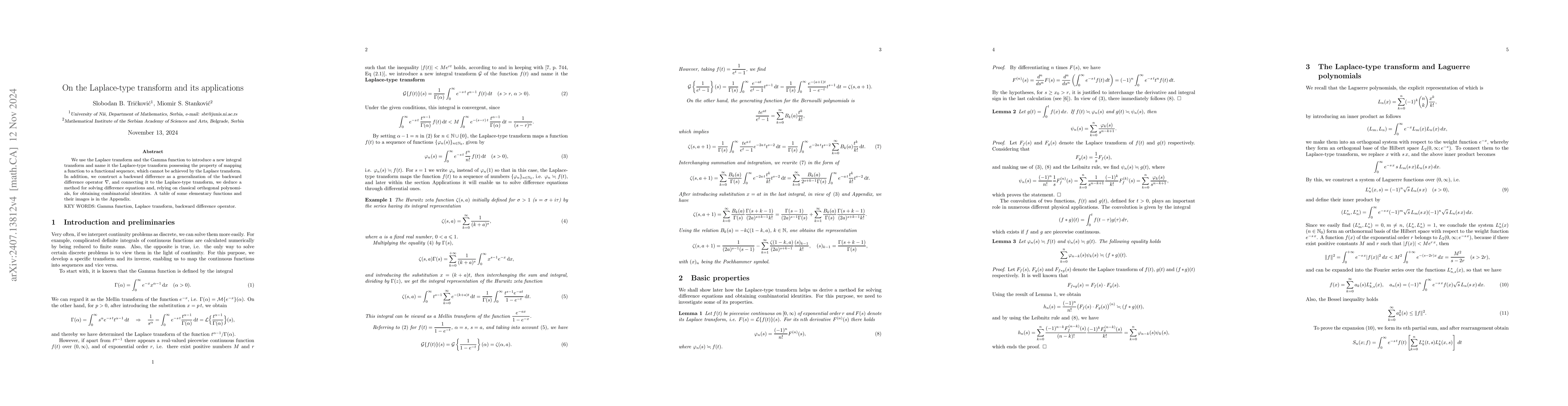 Thumbnail for On the Laplace-type transform and its applications