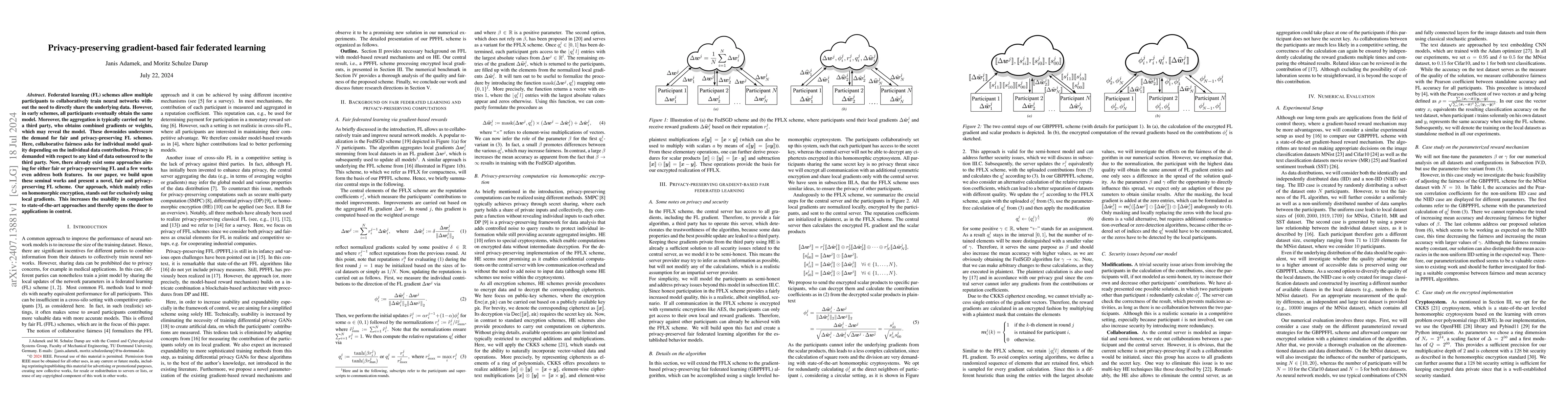 Thumbnail for Privacy-preserving gradient-based fair federated learning