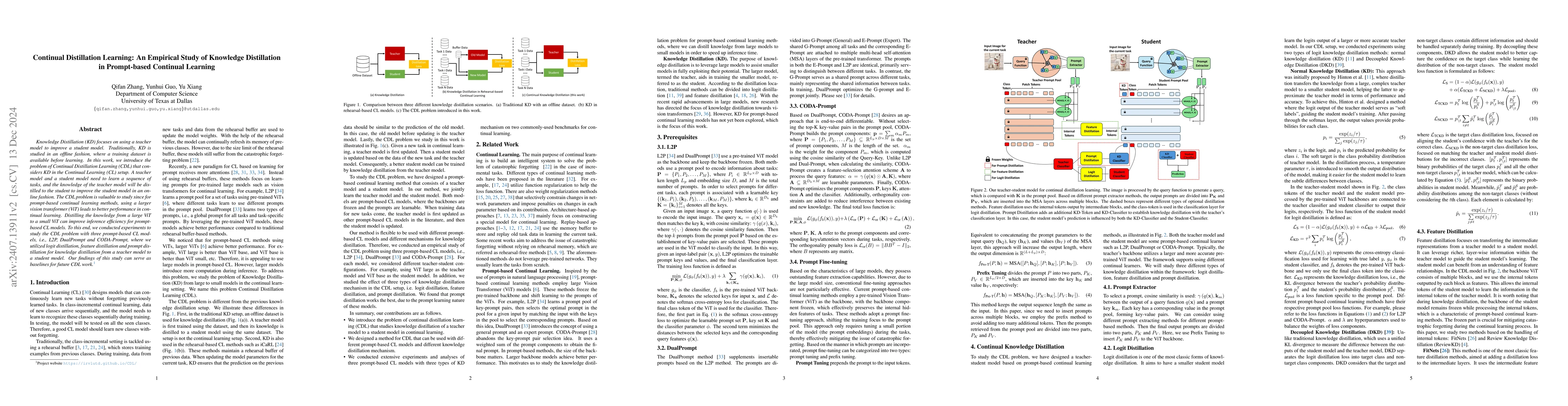 Thumbnail for Continual Distillation Learning