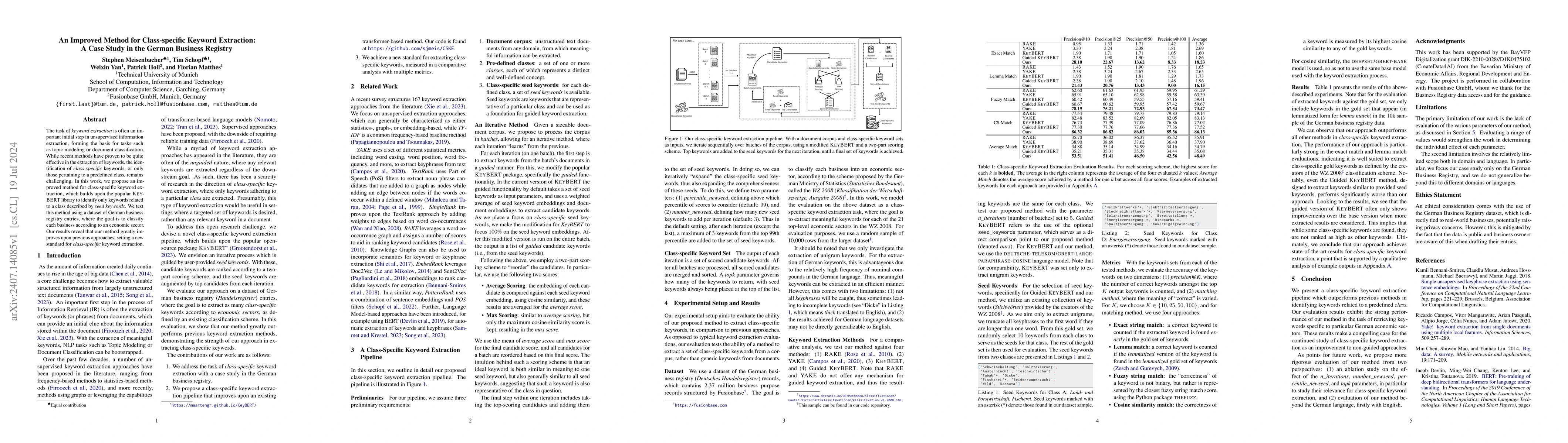 Thumbnail for An Improved Method for Class-specific Keyword Extraction: A Case Study
  in the German Business Registry