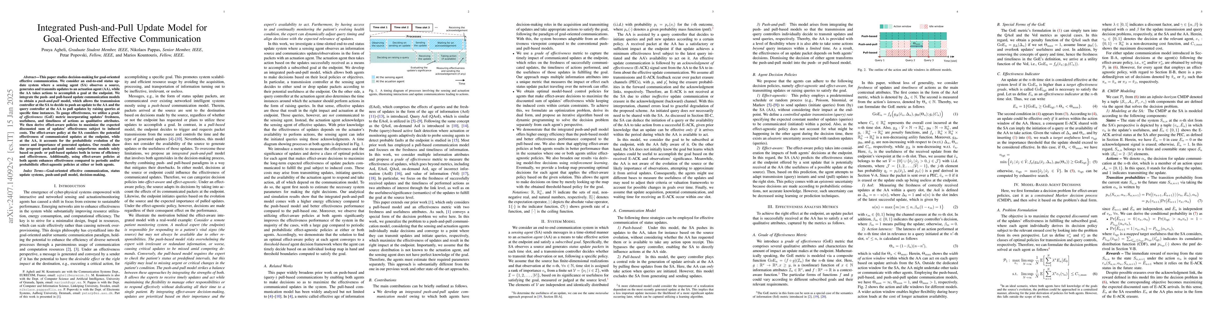 Thumbnail for Integrated Push-and-Pull Update Model for Goal-Oriented Effective
  Communication