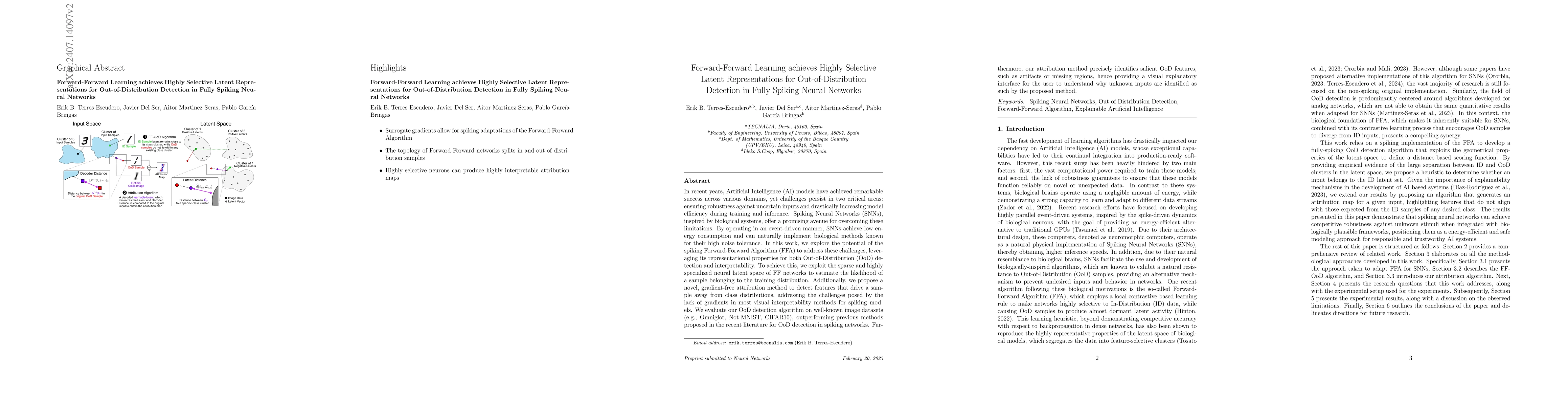 Thumbnail for On the Robustness of Fully-Spiking Neural Networks in Open-World
  Scenarios using Forward-Only Learning Algorithms