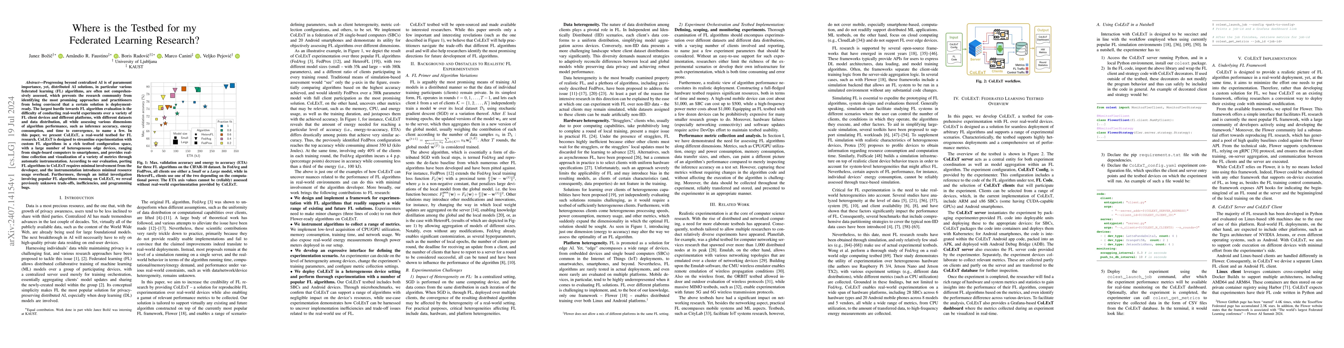 Thumbnail for Where is the Testbed for my Federated Learning Research?