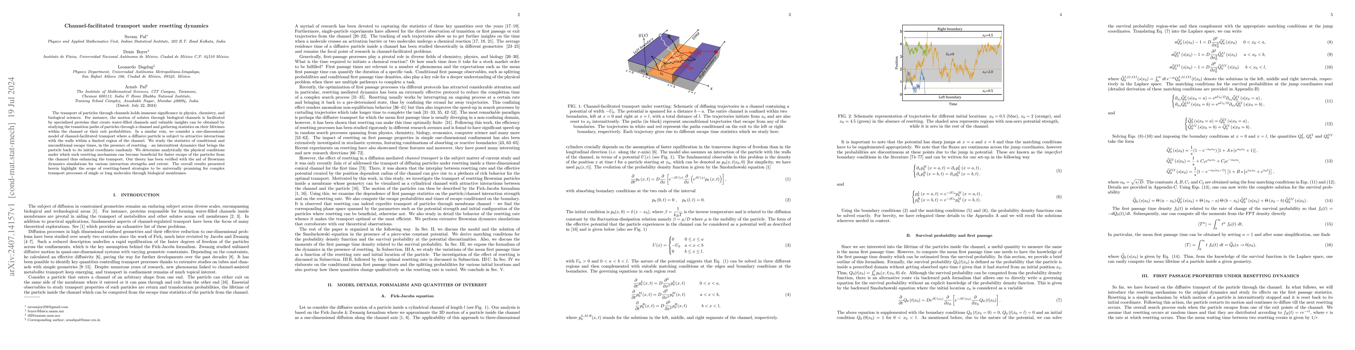 Thumbnail for Channel-facilitated transport under resetting dynamics