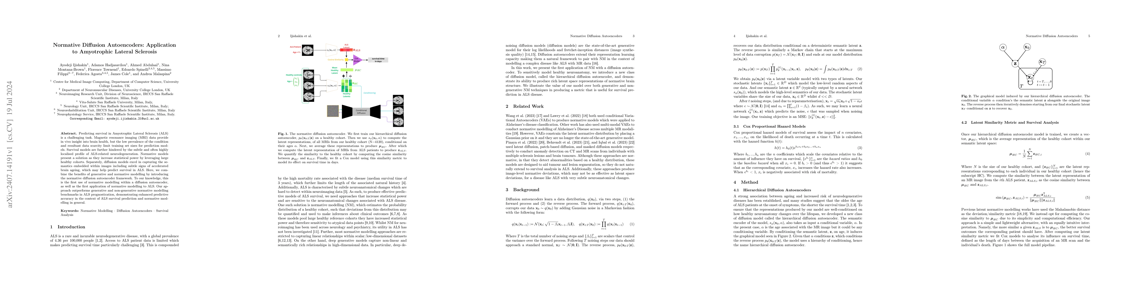 Thumbnail for Normative Diffusion Autoencoders: Application to Amyotrophic Lateral
  Sclerosis