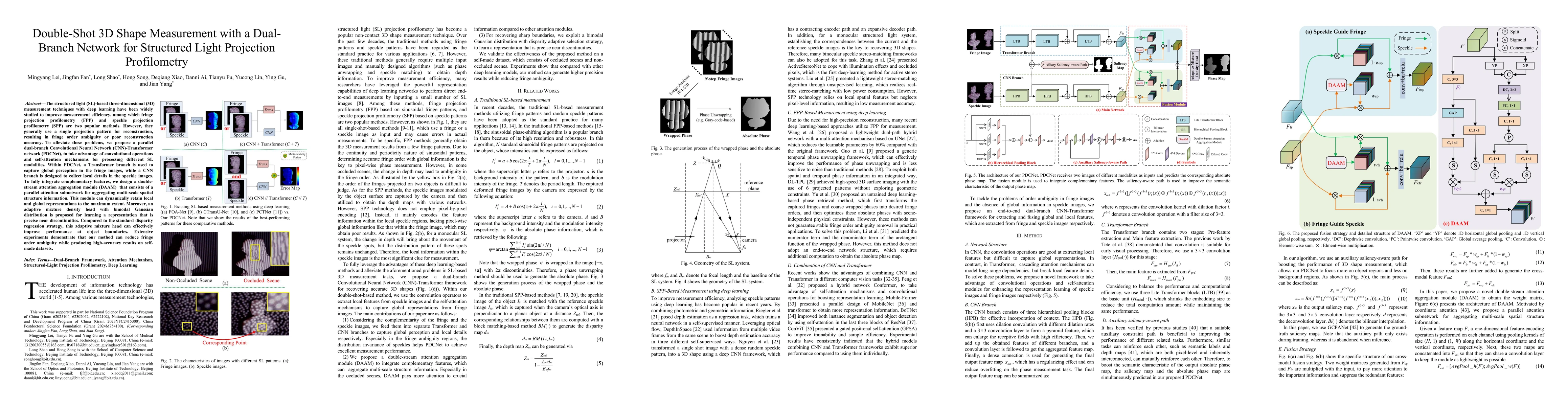 Thumbnail for Double-Shot 3D Shape Measurement with a Dual-Branch Network
