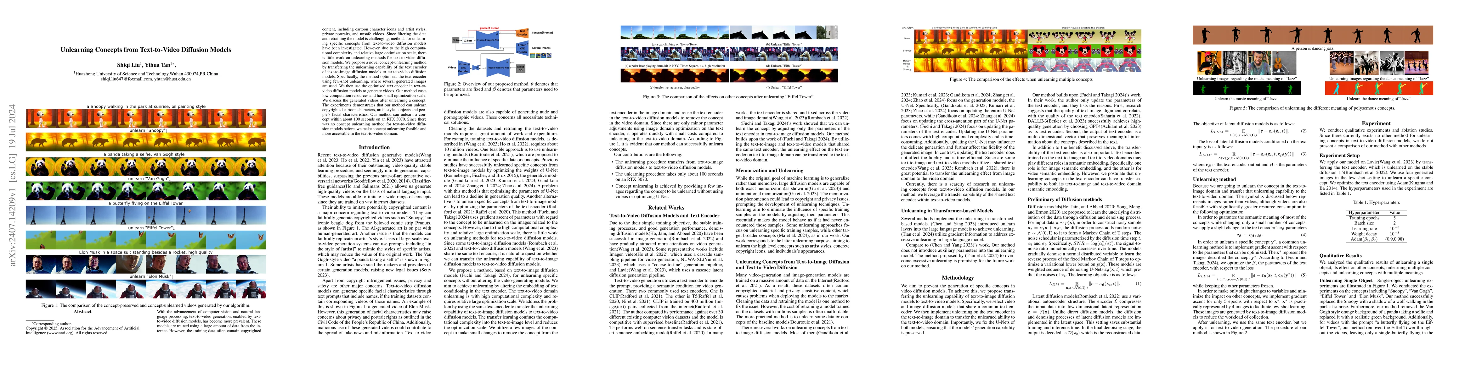 Thumbnail for Unlearning Concepts from Text-to-Video Diffusion Models