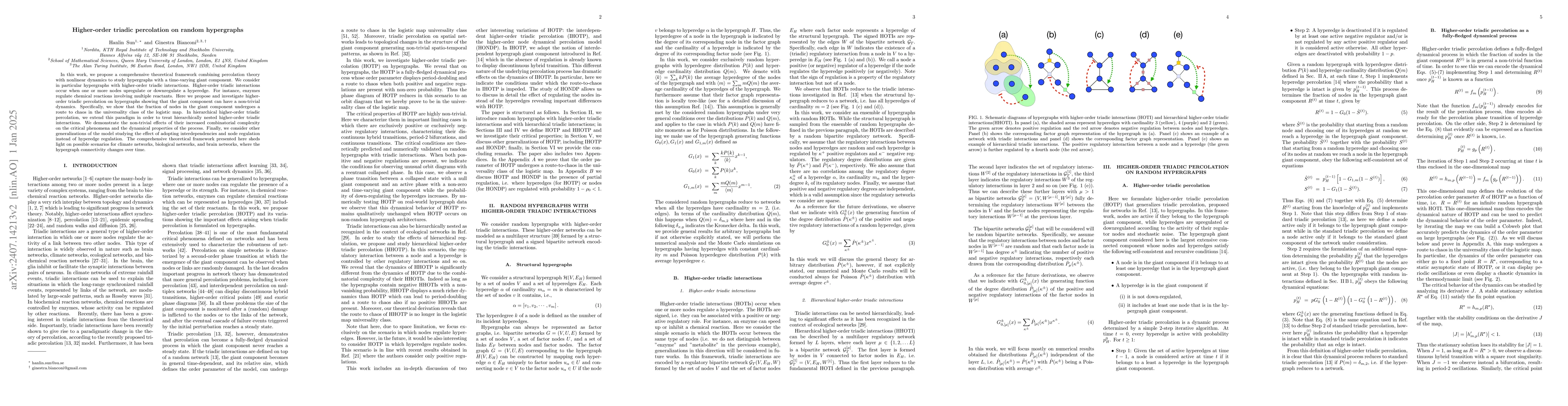 Thumbnail for Higher-order triadic percolation on random hypergraphs
