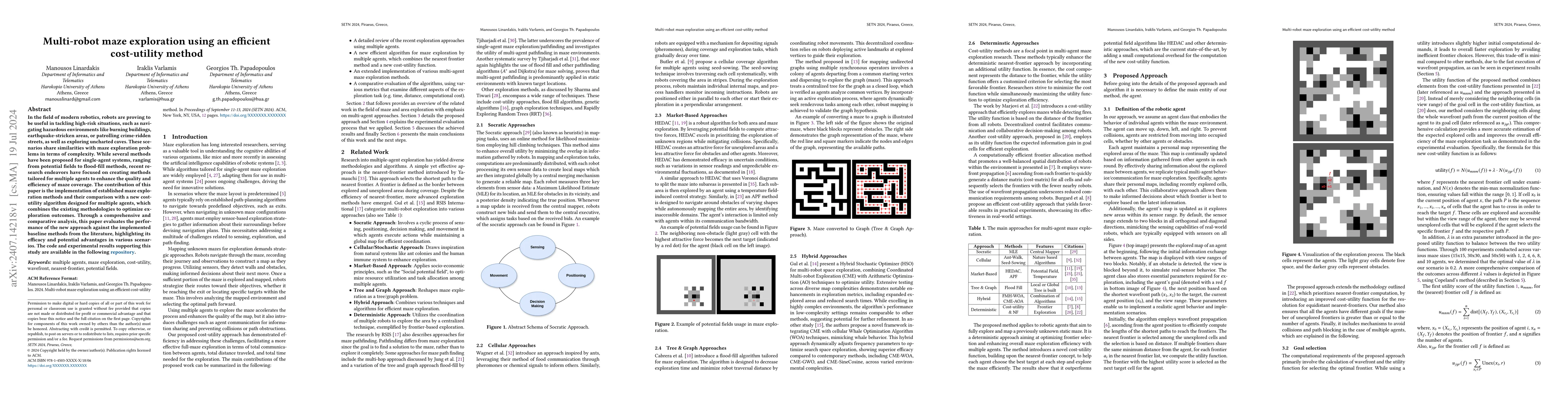 Thumbnail for Multi-robot maze exploration using an efficient cost-utility method