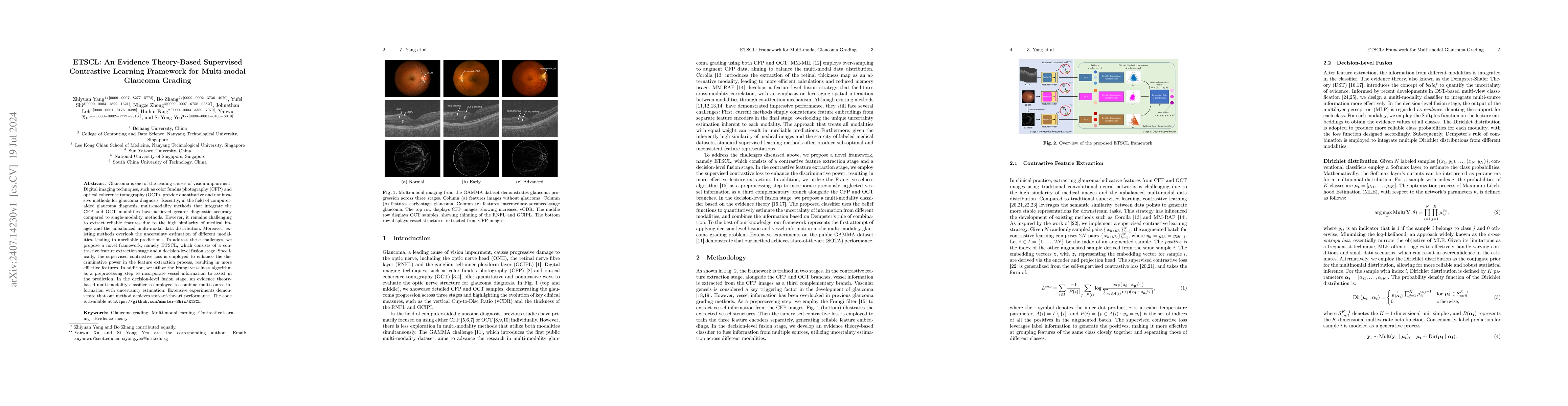 Thumbnail for ETSCL: An Evidence Theory-Based Supervised Contrastive Learning
  Framework for Multi-modal Glaucoma Grading