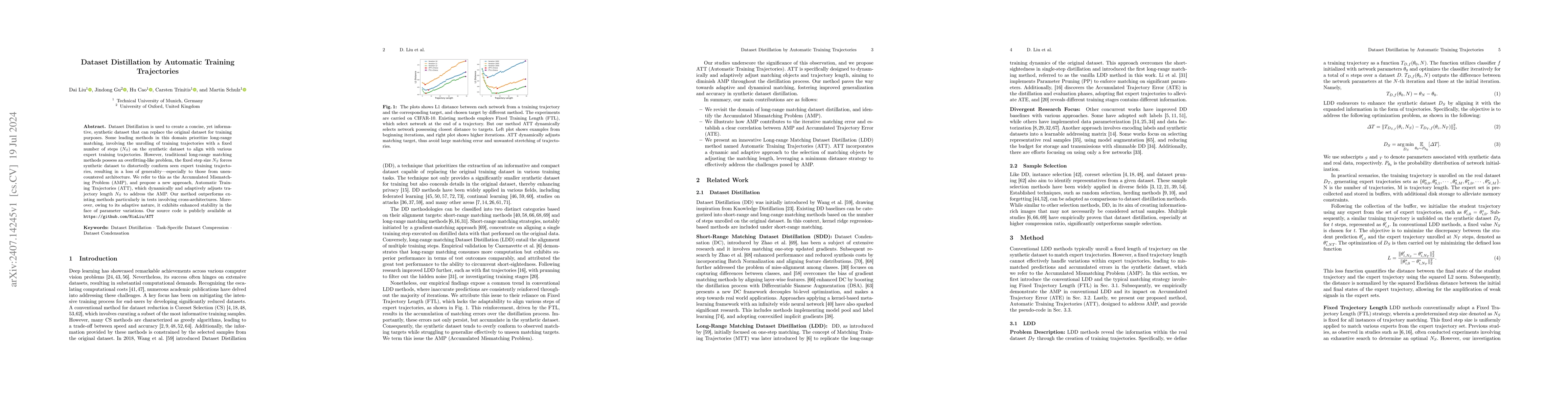 Thumbnail for Dataset Distillation by Automatic Training Trajectories