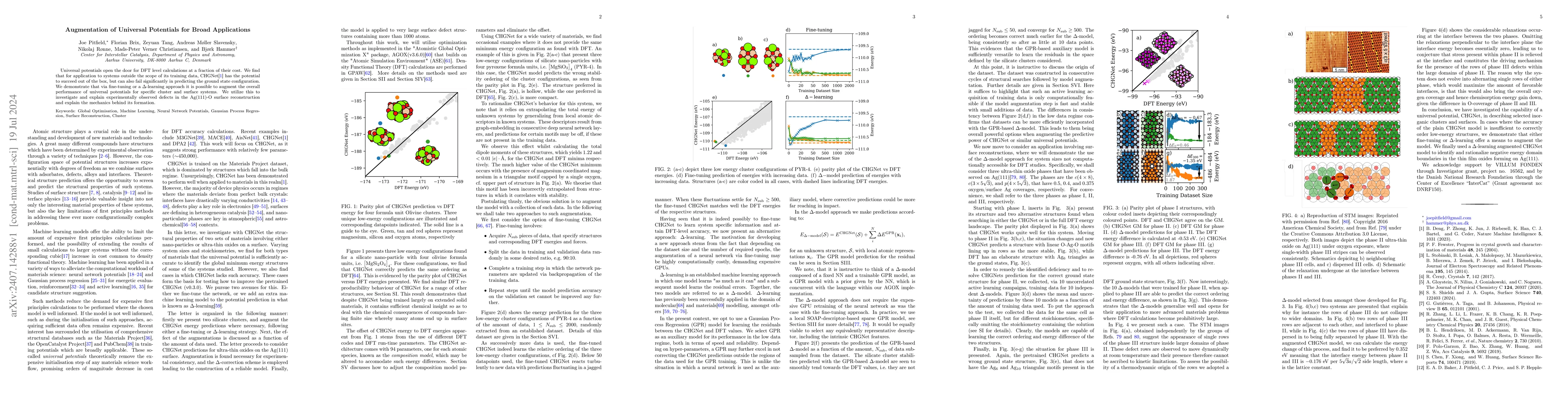 Thumbnail for Augmentation of Universal Potentials for Broad Applications