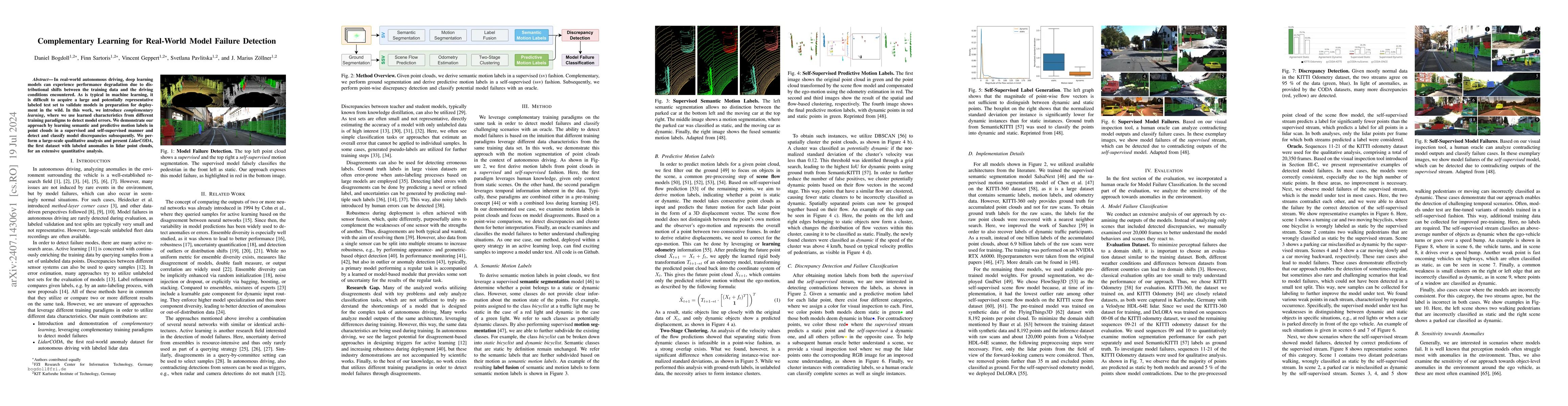 Thumbnail for Complementary Learning for Real-World Model Failure Detection