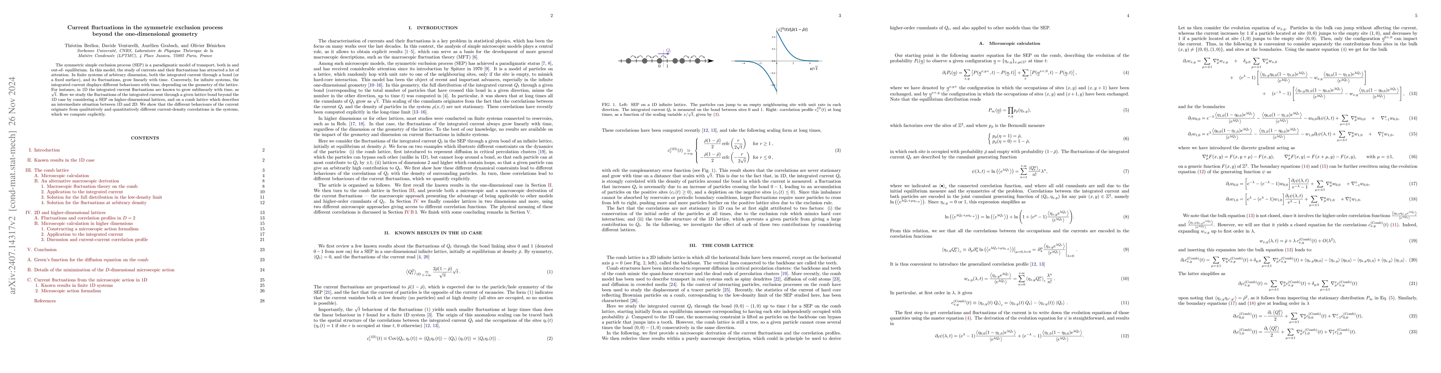 Thumbnail for Current fluctuations in the symmetric exclusion process beyond the
  one-dimensional geometry