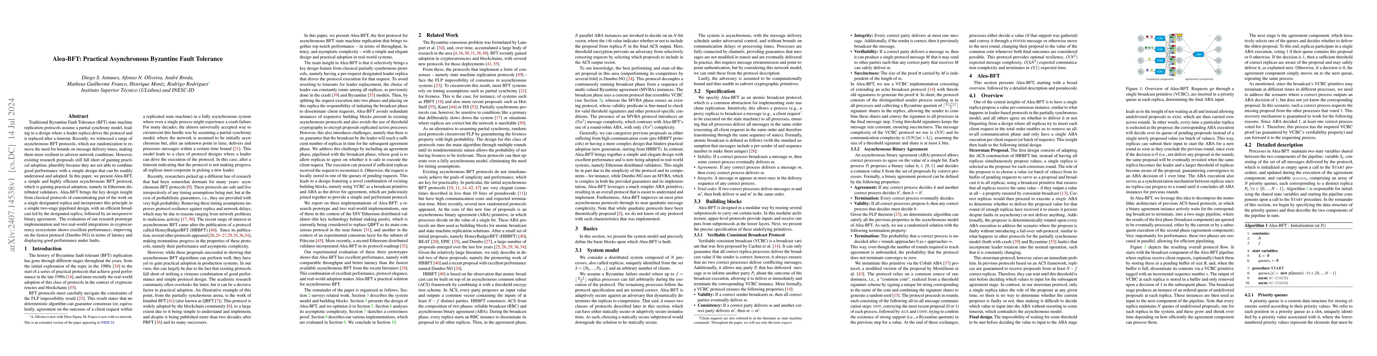 Thumbnail for Alea-BFT: Practical Asynchronous Byzantine Fault Tolerance