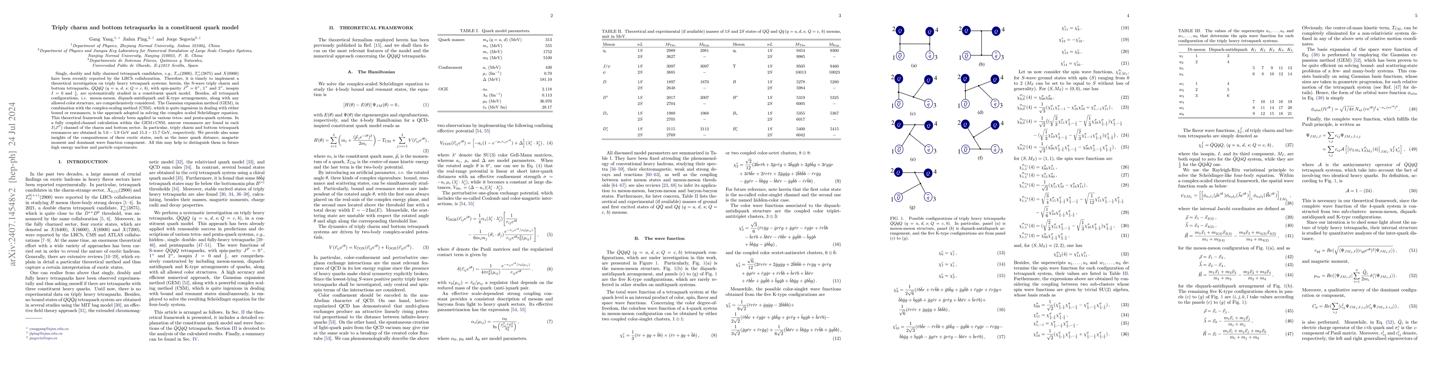 Thumbnail for Triply charm and bottom tetraquarks in a constituent quark model