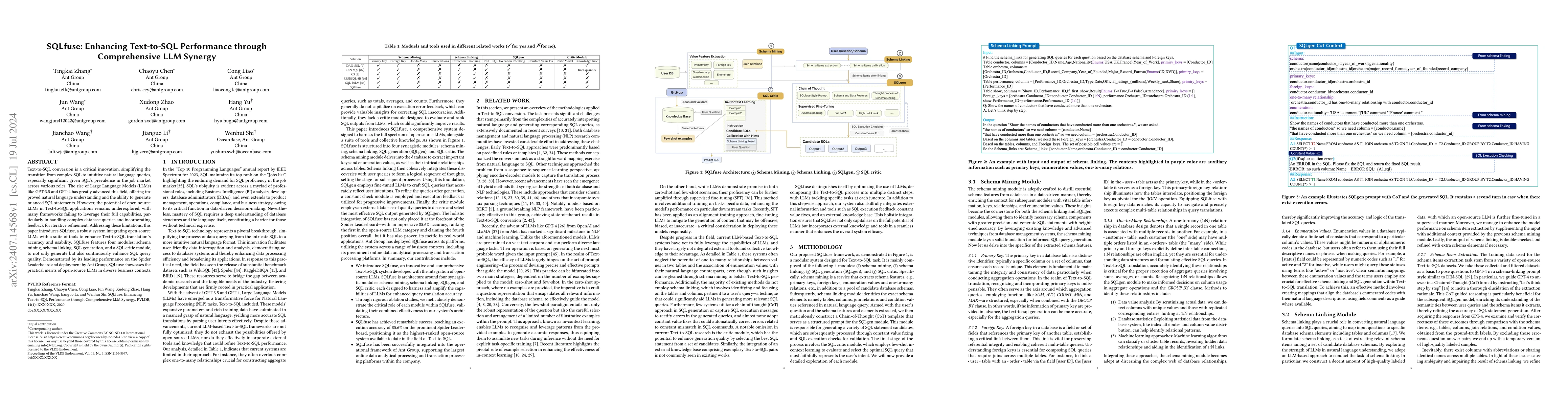 Thumbnail for SQLfuse: Enhancing Text-to-SQL Performance through Comprehensive LLM
  Synergy