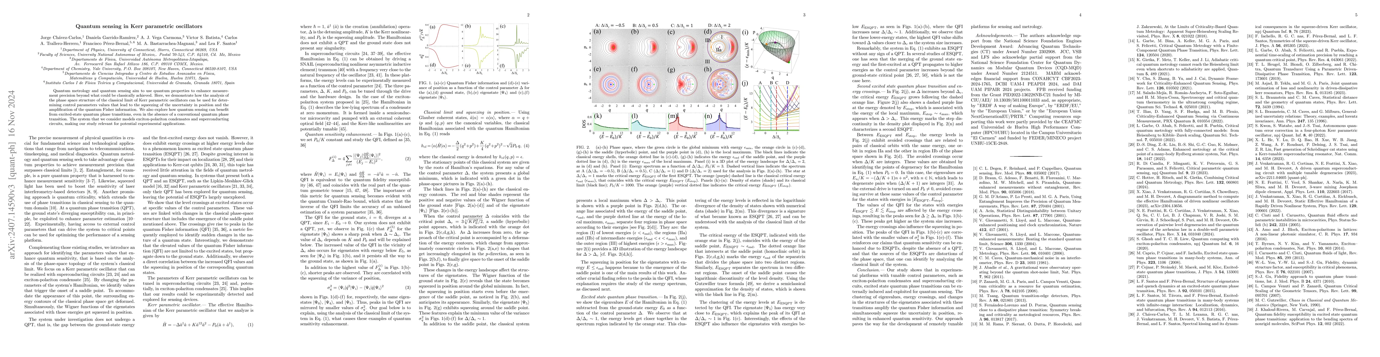 Thumbnail for Quantum sensing in Kerr parametric oscillators