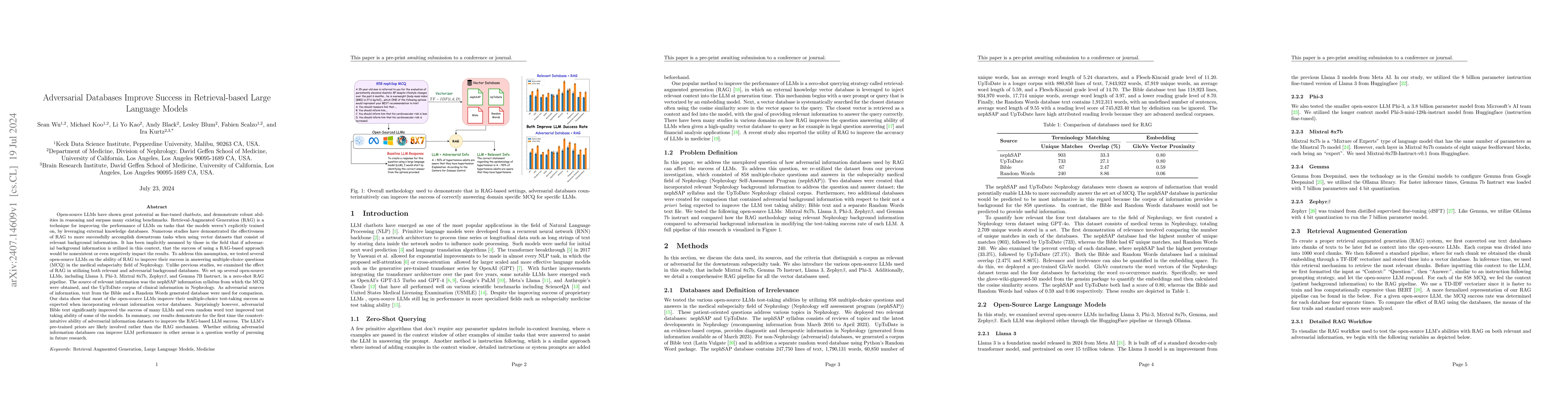 Thumbnail for Adversarial Databases Improve Success in Retrieval-based Large Language
  Models