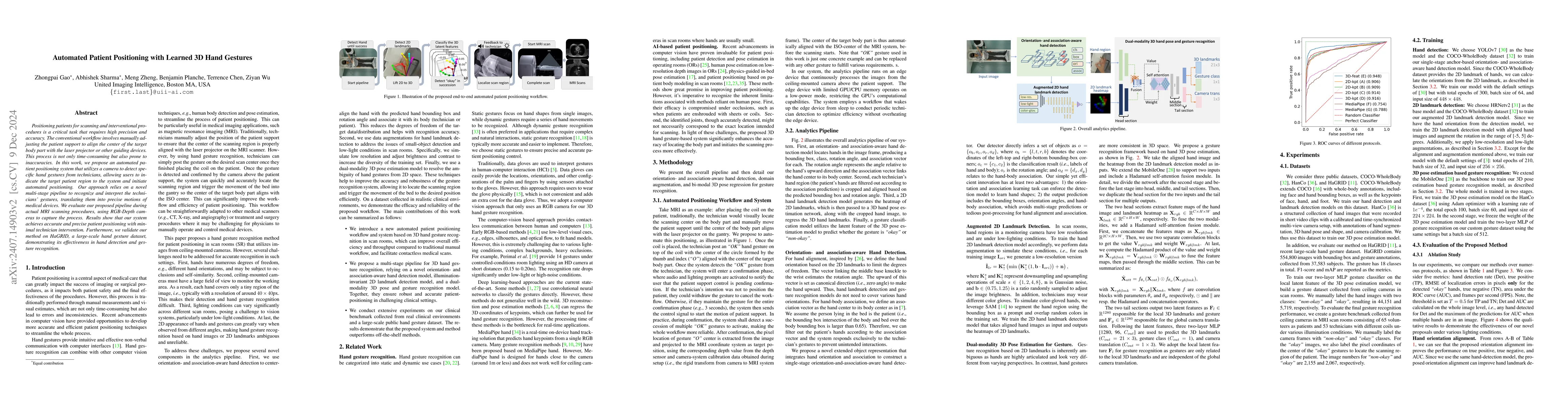 Thumbnail for Automated Patient Positioning with Learned 3D Hand Gestures
