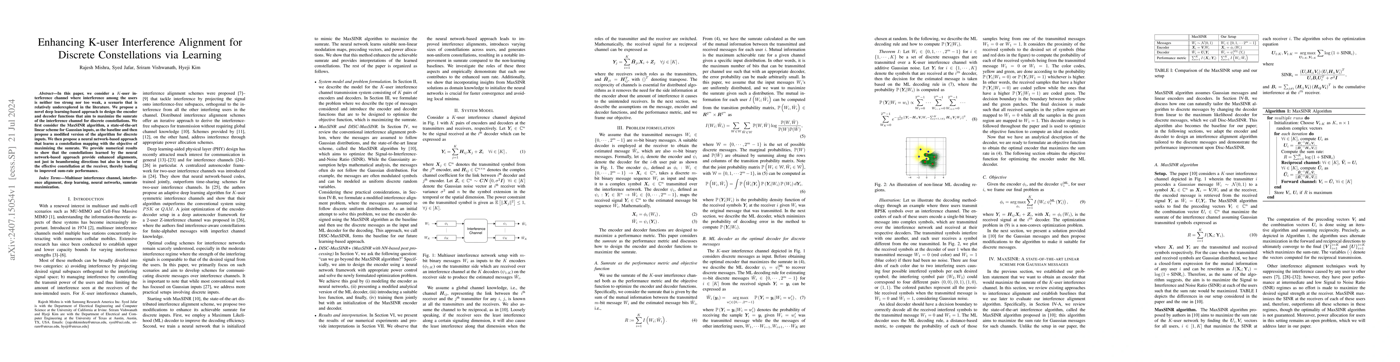 Thumbnail for Enhancing K-user Interference Alignment for Discrete Constellations via
  Learning