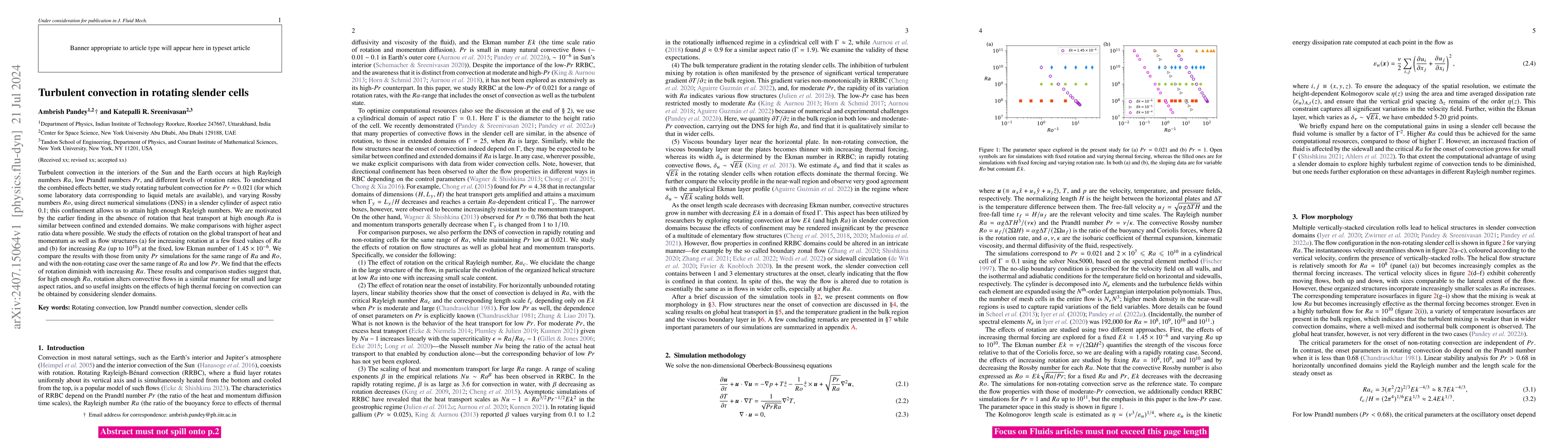 Thumbnail for Turbulent convection in rotating slender cells