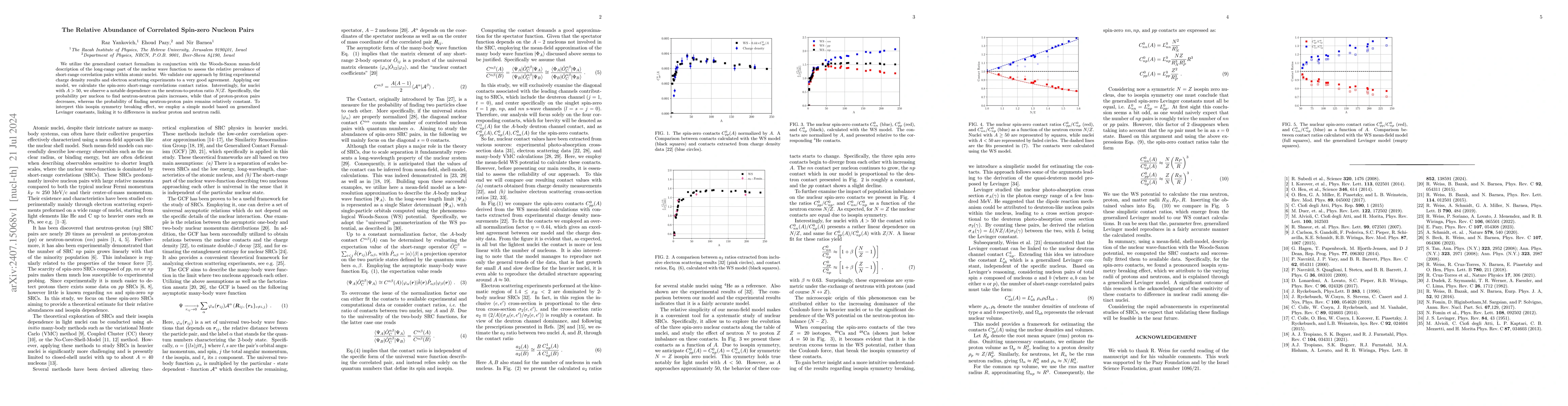 Thumbnail for The Relative Abundance of Correlated Spin-zero Nucleon Pairs