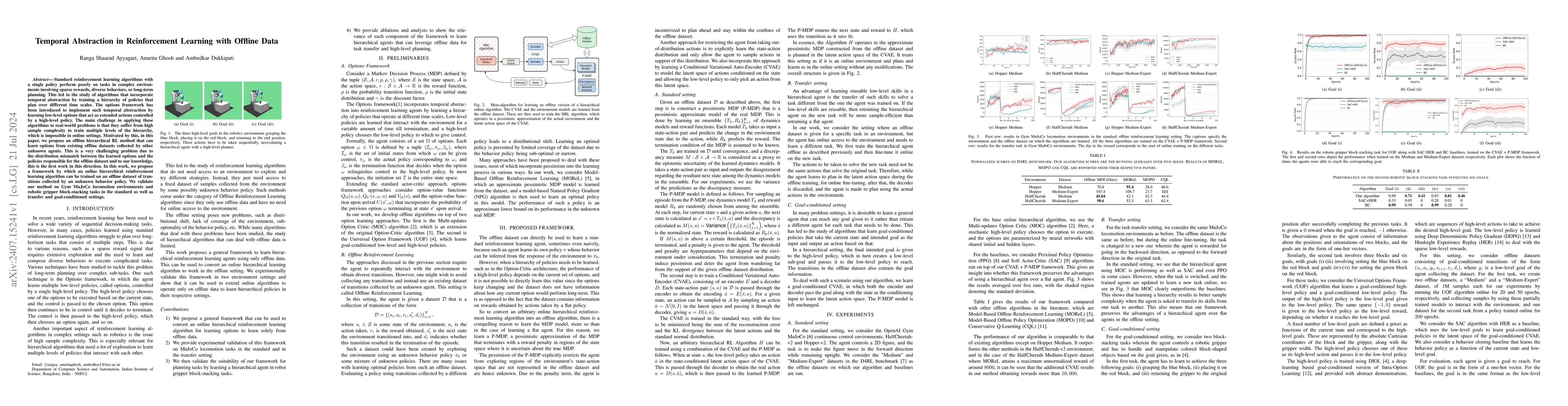 Thumbnail for Temporal Abstraction in Reinforcement Learning with Offline Data