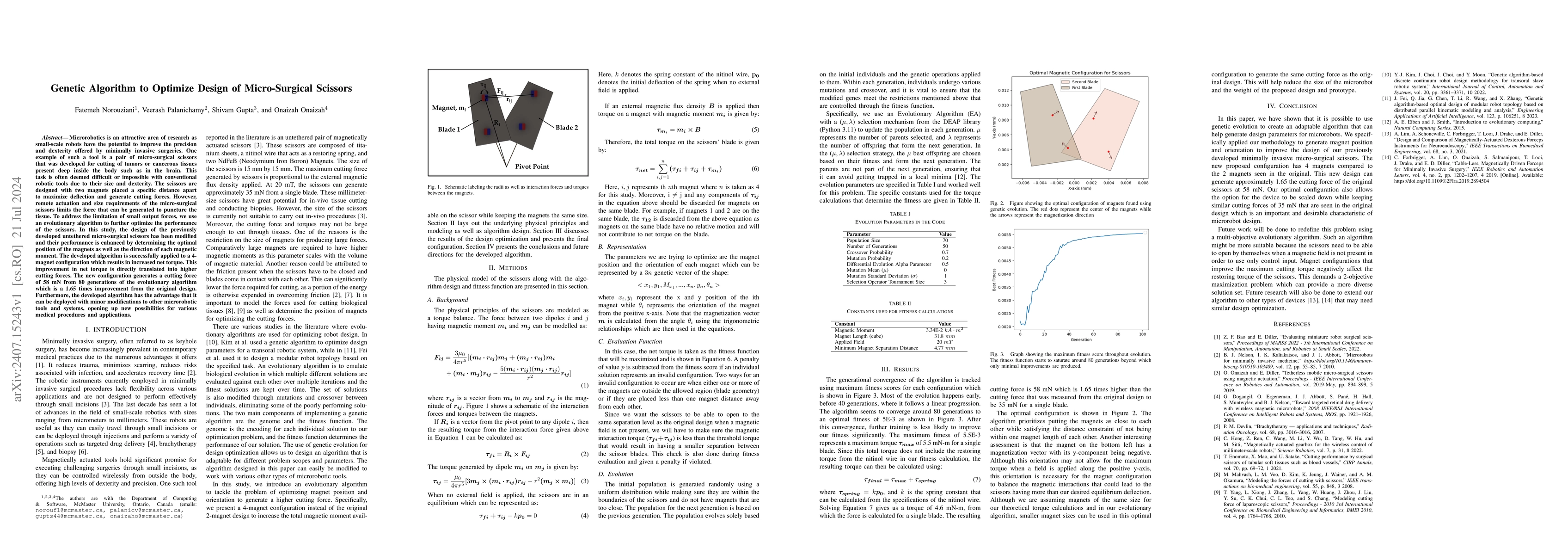 Thumbnail for Genetic Algorithm to Optimize Design of Micro-Surgical Scissors