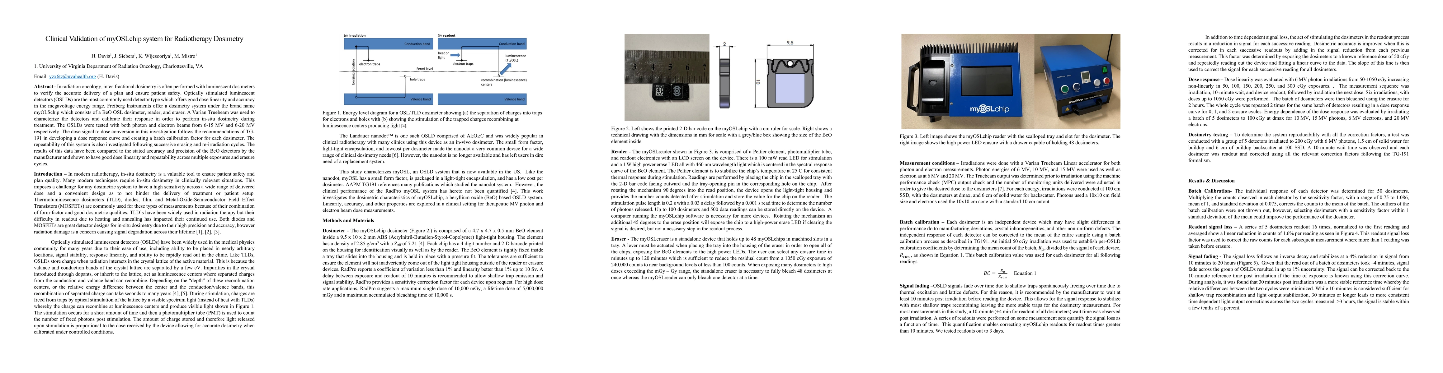Thumbnail for Clinical Validation of myOSLchip system for Radiotherapy Dosimetry