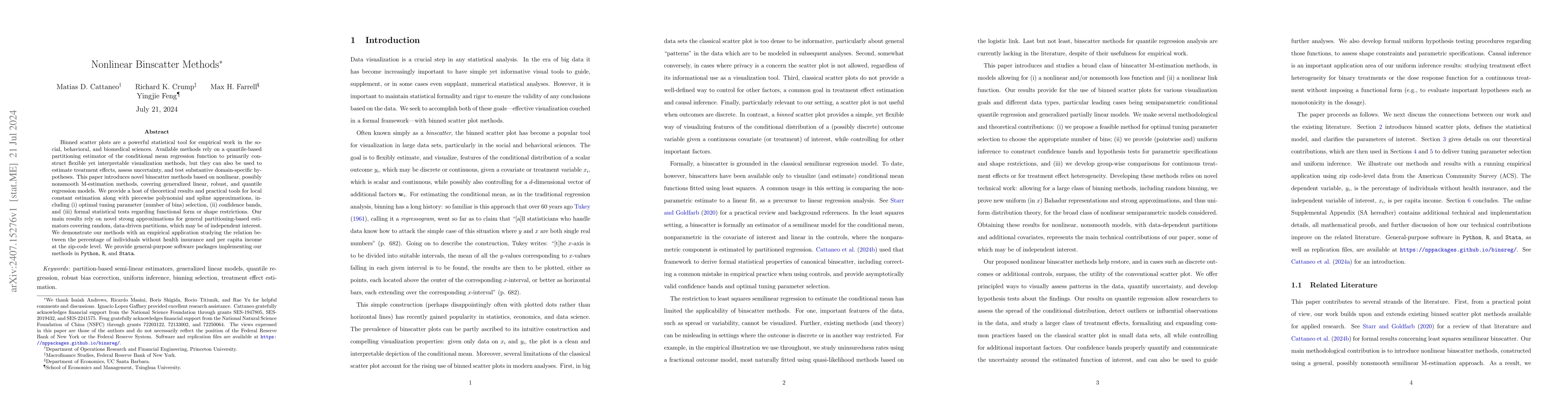 Thumbnail for Nonlinear Binscatter Methods