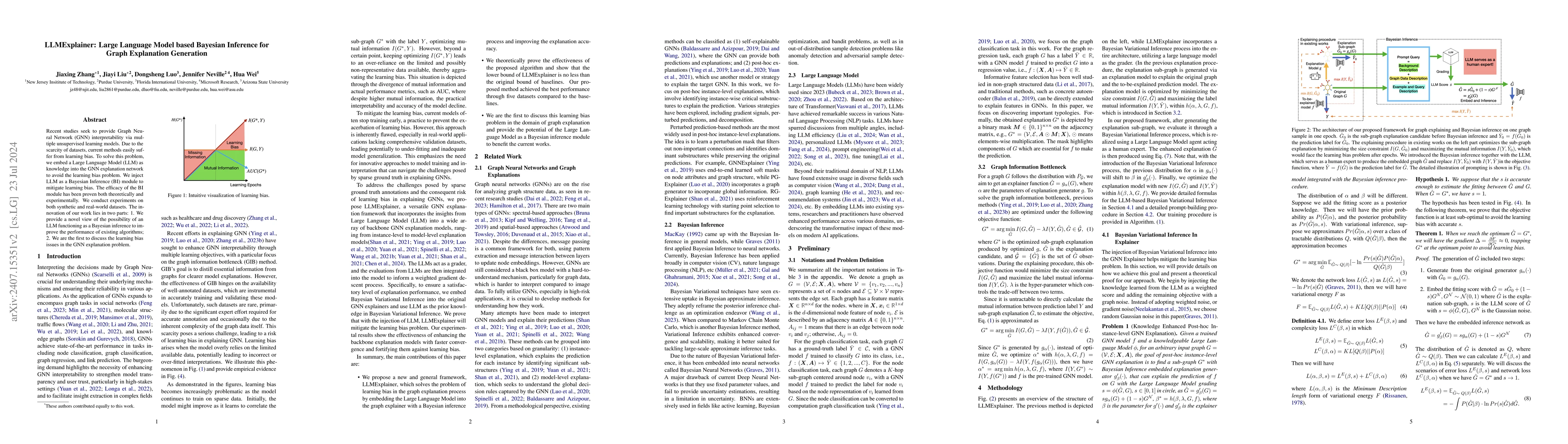 Thumbnail for LLMExplainer: Large Language Model based Bayesian Inference for Graph
  Explanation Generation